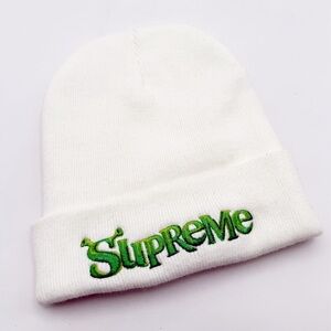Supreme White Shrek Beanie Like New